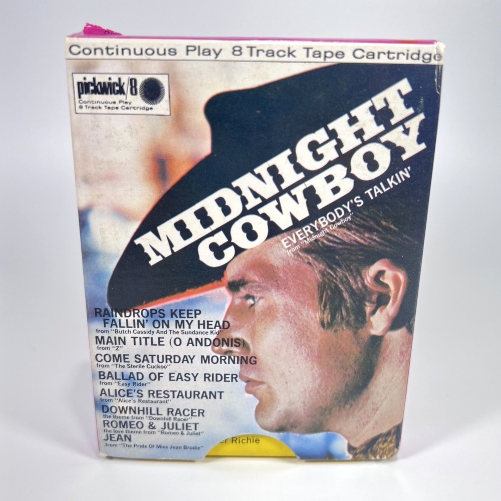 70's Vintage‎ 8-Track Cassette Tape  Midnight Cowboy Everybody's Talking